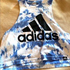 adidas cropped tank